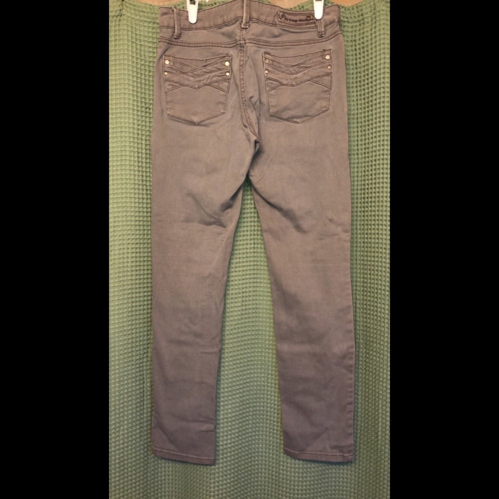 L.e.i Grey Skinny Jeans